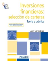 book Inversiones financieras : selección de carteras