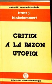 book Crítica a la razón utópica