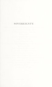 book Sovereignty: God, State, and Self