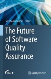 book The Future Of Software Quality Assurance