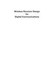 book Wireless Receiver Design for Digital Communications, 2nd edn.