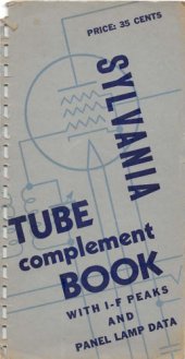 book Tube complements with I-F peaks and panel lamp data