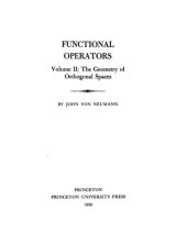 book Functional Operators.The geometry of orthogonal spaces