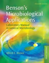 book Benson's Microbiological Applications Laboratory Manual in General Microbiology