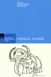 book Animal names