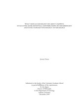 book Biology What Should Sociology do About Darwin; Evaluating Some Potential Contributions of Sociobiology and Evolutionary Psychology to Sociology