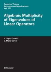 book Algebraic Multiplicity of Eigenvalues of Linear Operators