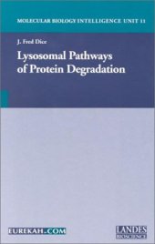 book Lysosomal Pathways of Protein Degradation