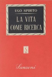 book La vita come ricerca