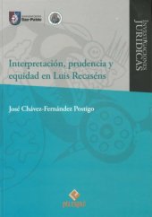 book Interpretación, prudencia y equidad en Luis Recaséns