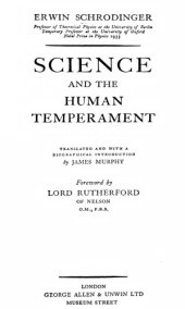 book Science And The Human Temperament (Science Theory and Man)