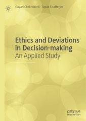 book Ethics And Deviations In Decision-making: An Applied Study