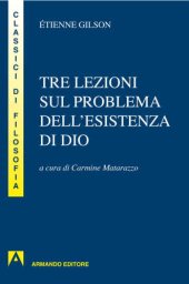 book Tre lezioni sul problema dell’esistenza di Dio