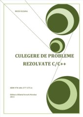 book CULEGERE DE PROBLEME REZOLVATE C/C++ Informatica