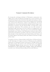 book Vietnam’s Communist Revolution: The Power And Limits Of Ideology