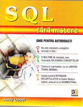 book SQL fara mistere: ghid pentru autodidacti informatica programare