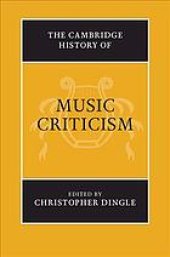 book The Cambridge History of Music Criticism