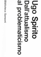 book Dall’attualismo al problematicismo