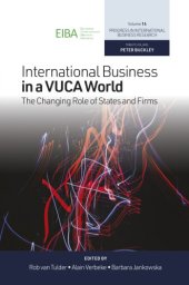 book International Business in a VUCA World : the Changing Role of States and Firms.