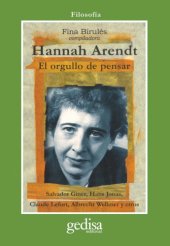 book Hannah Arendt: el orgullo de pensar