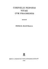 book Cornelii Nepotis Vitae cum fragmentis