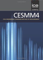 book CESMM4: Civil Engineering Standard of Method and Measurement