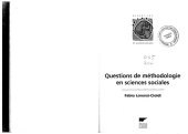 book Questions de méthodologie en sciences sociales