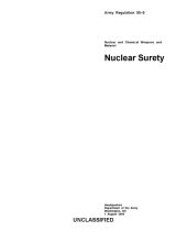 book AR 50-5: Nuclear Surety Paperback