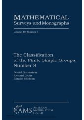 book The Classification of the Finite Simple Groups, Number 8