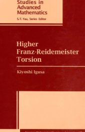 book Higher Franz-Reidemeister Torsion