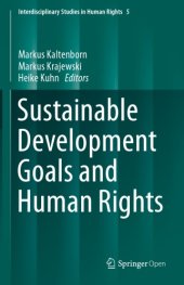 book Sustainable Development Goals And Human Rights