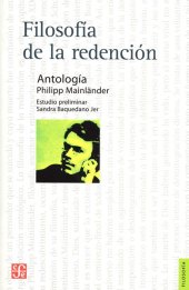 book Filosofía de la redención. Antología