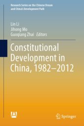 book Constitutional Development In China, 1982-2012