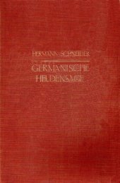 book Germanische Heldensage. I. Band. I. Buch. Deutsche Heldensage