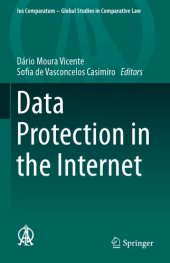 book Data Protection In The Internet