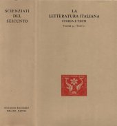 book La letteratura italiana. Storia e testi. Galileo e gli scienziati del Seicento. Scienziati del Seicento