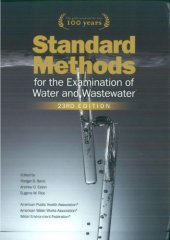 book Standard Methods For The Examination Of Water And Wastewater 23th