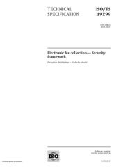 book ISO/TS 19299: Electronic fee collection - Security framework