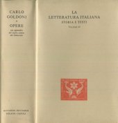 book La letteratura italiana. Storia e testi. Carlo Goldoni. Opere. Con appendice del teatro comico nel Settecento