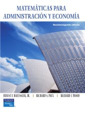 book Matematicas para Administracion y Economia