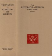 book La letteratura italiana. Storia e testi. Trattatisti e narratori del Seicento