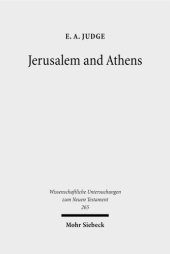 book Jerusalem and Athens: Cultural Transformation in Late Antiquity