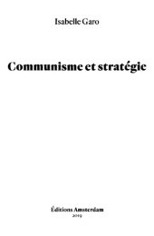 book Communisme et stratégie