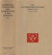 book La letteratura italiana. Storia e testi. Scopritori e Viaggiatori del Cinquecento e del Seicento. Il Cinquecento