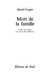 book Mort de la famille