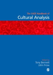 book The SAGE Handbook Of Cultural Analysis