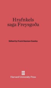 book Hrafnkels saga Freysgoða