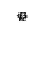 book Survey telescope optics