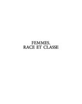 book Femmes, race et classe