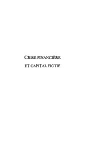 book Crise financière et capital fictif